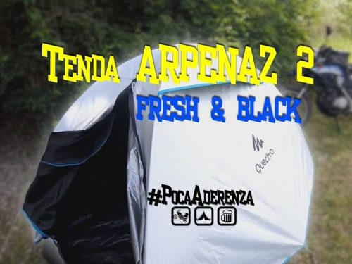 Tenda Arpenaz 2 Fresh&Black recensione da un motociclista